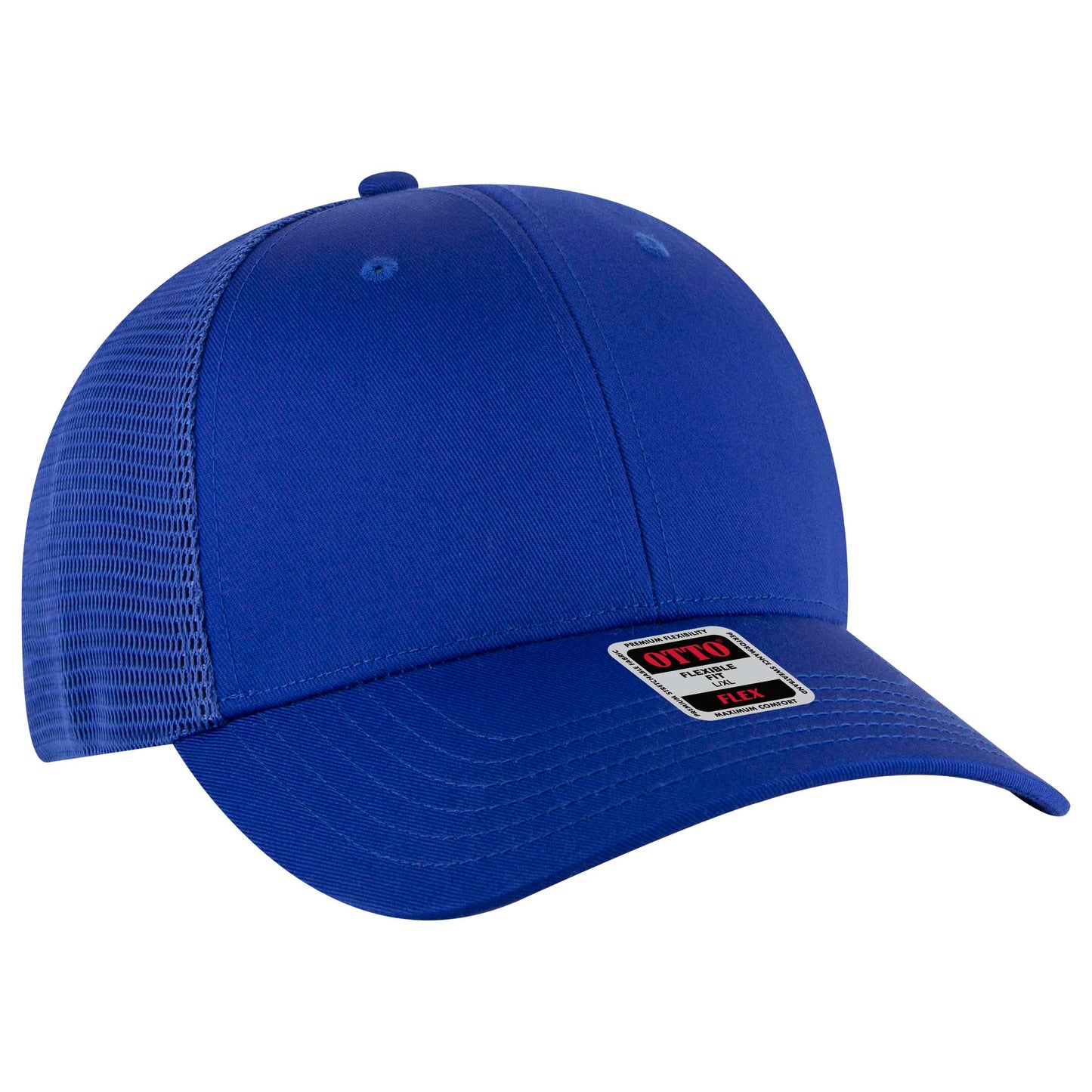 OTTO CAP "OTTO FLEX" 6 Panel Low Profile Mesh Back Trucker Hat