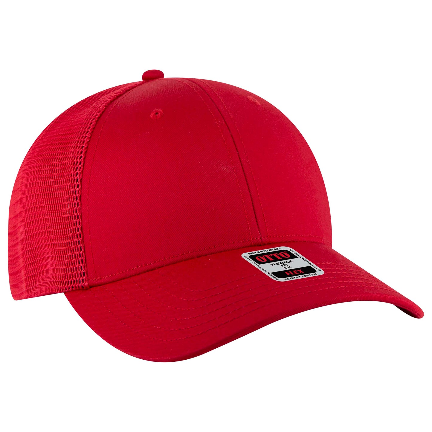 OTTO CAP "OTTO FLEX" 6 Panel Low Profile Mesh Back Trucker Hat
