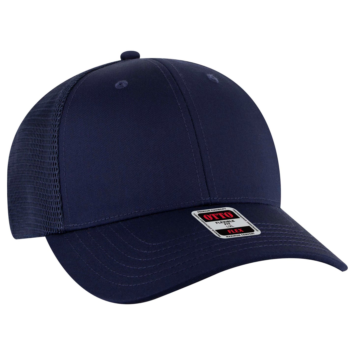 OTTO CAP "OTTO FLEX" 6 Panel Low Profile Mesh Back Trucker Hat