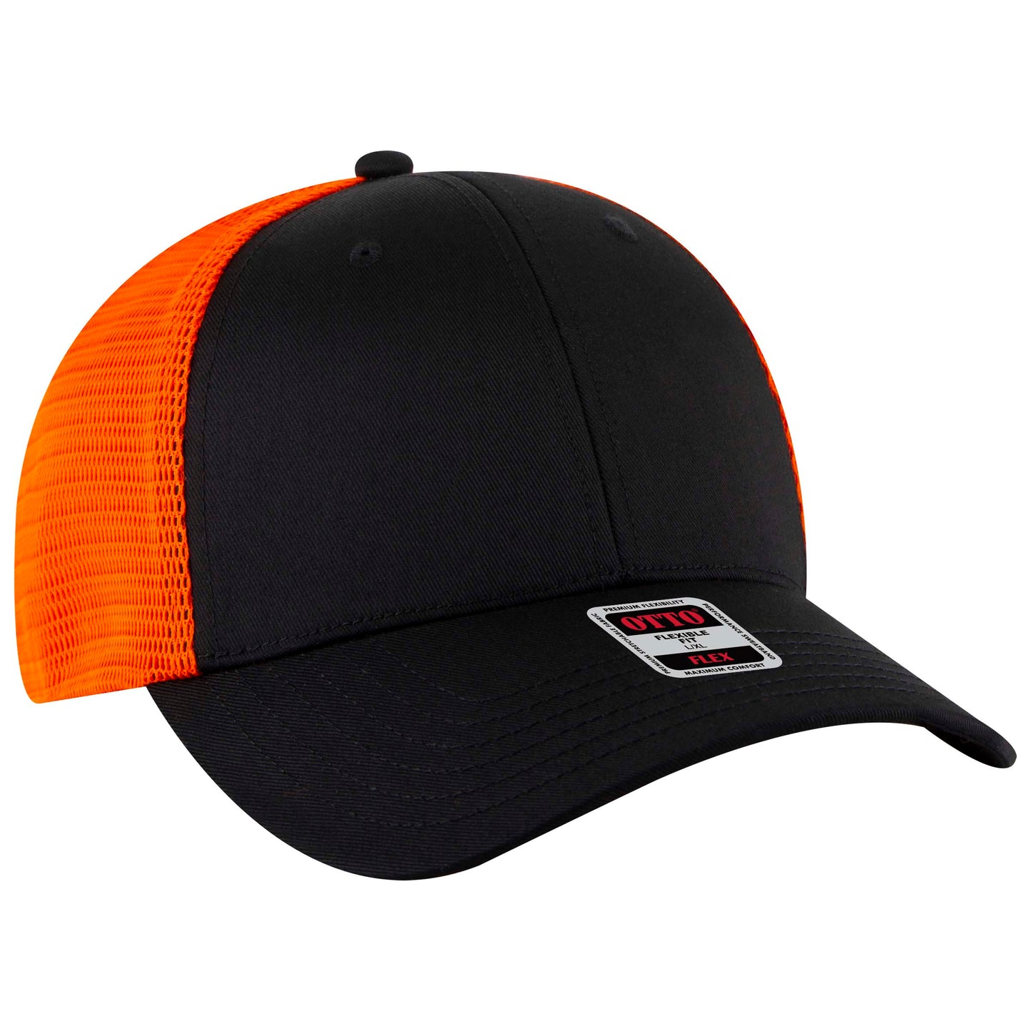 OTTO CAP "OTTO FLEX" 6 Panel Low Profile Mesh Back Trucker Hat