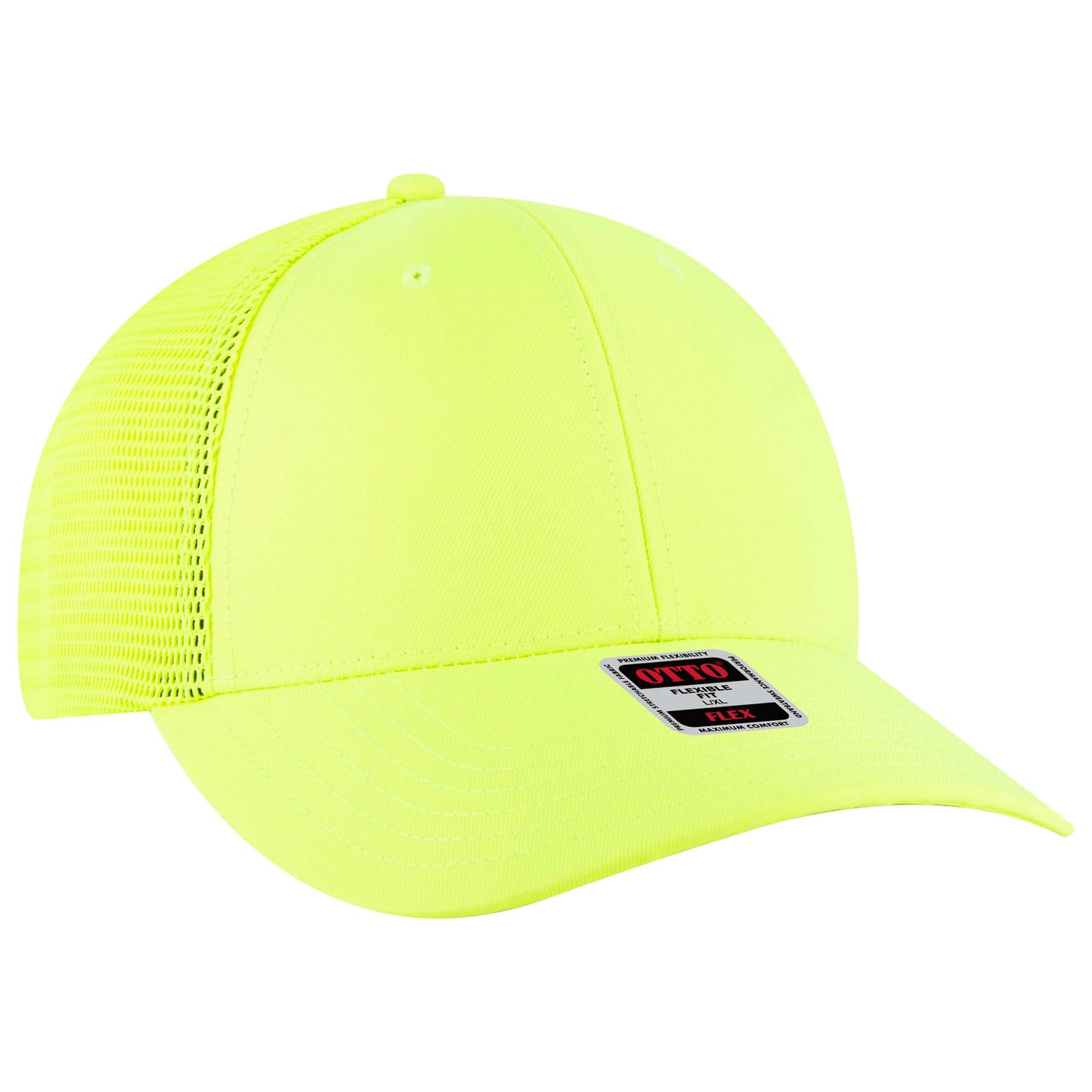 OTTO CAP "OTTO FLEX" 6 Panel Low Profile Mesh Back Trucker Hat