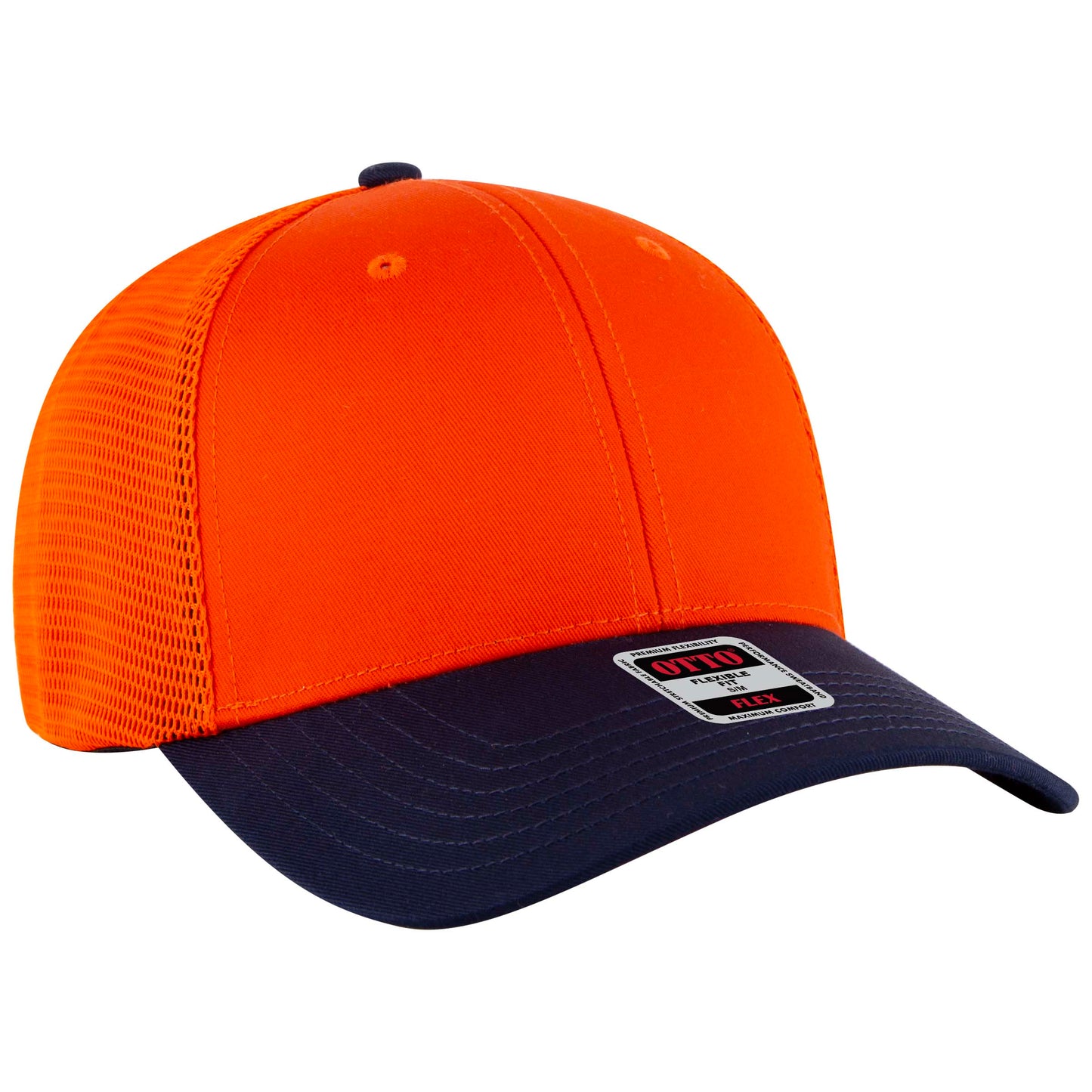OTTO CAP "OTTO FLEX" 6 Panel Low Profile Mesh Back Trucker Hat