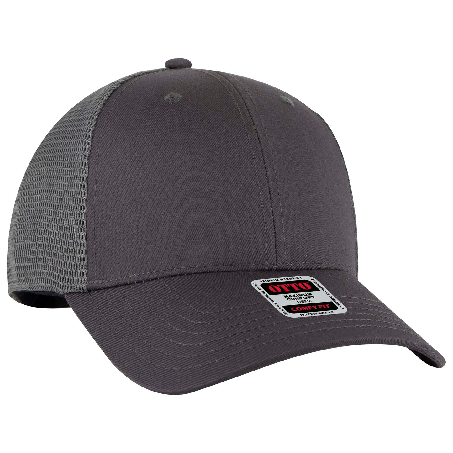 OTTO CAP "OTTO COMFY FIT" 6 Panel Low Profile Mesh Back Trucker Hat