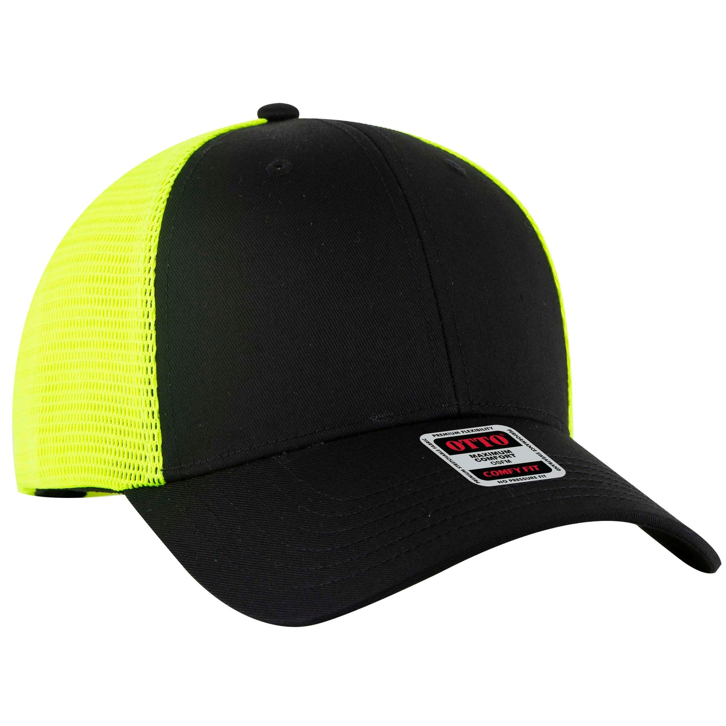 OTTO CAP "OTTO COMFY FIT" 6 Panel Low Profile Mesh Back Trucker Hat