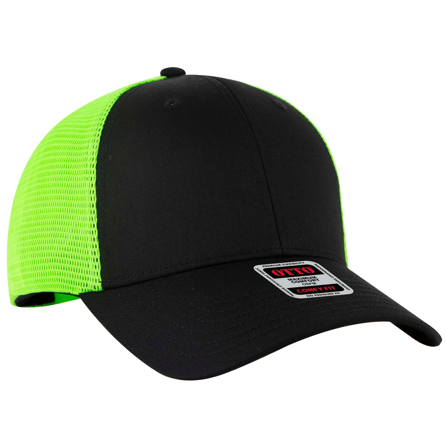 OTTO CAP "OTTO COMFY FIT" 6 Panel Low Profile Mesh Back Trucker Hat