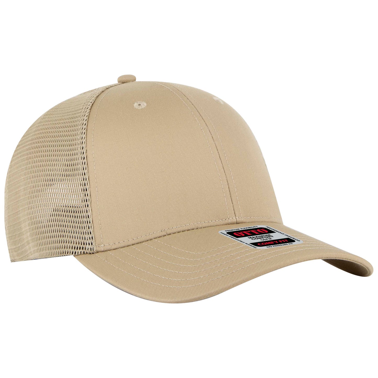 OTTO CAP "OTTO COMFY FIT" 6 Panel Low Profile Mesh Back Trucker Hat