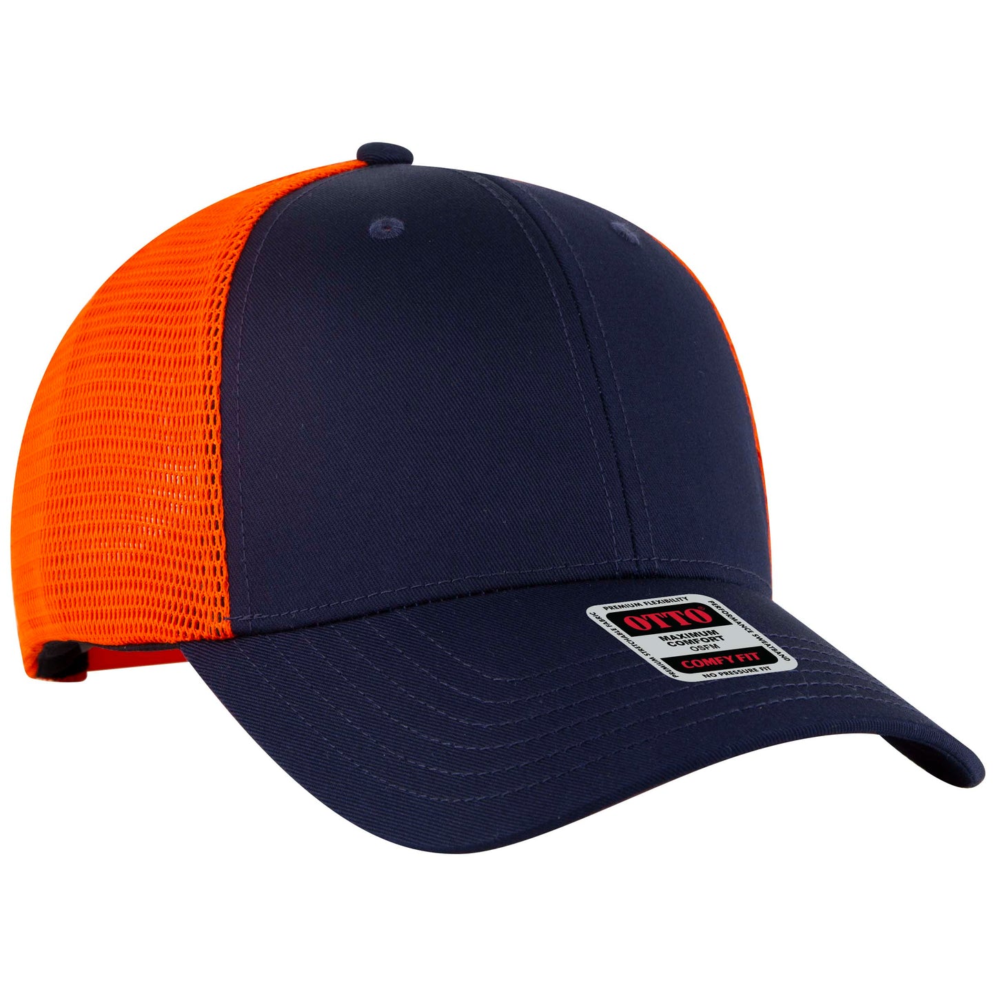 OTTO CAP "OTTO COMFY FIT" 6 Panel Low Profile Mesh Back Trucker Hat