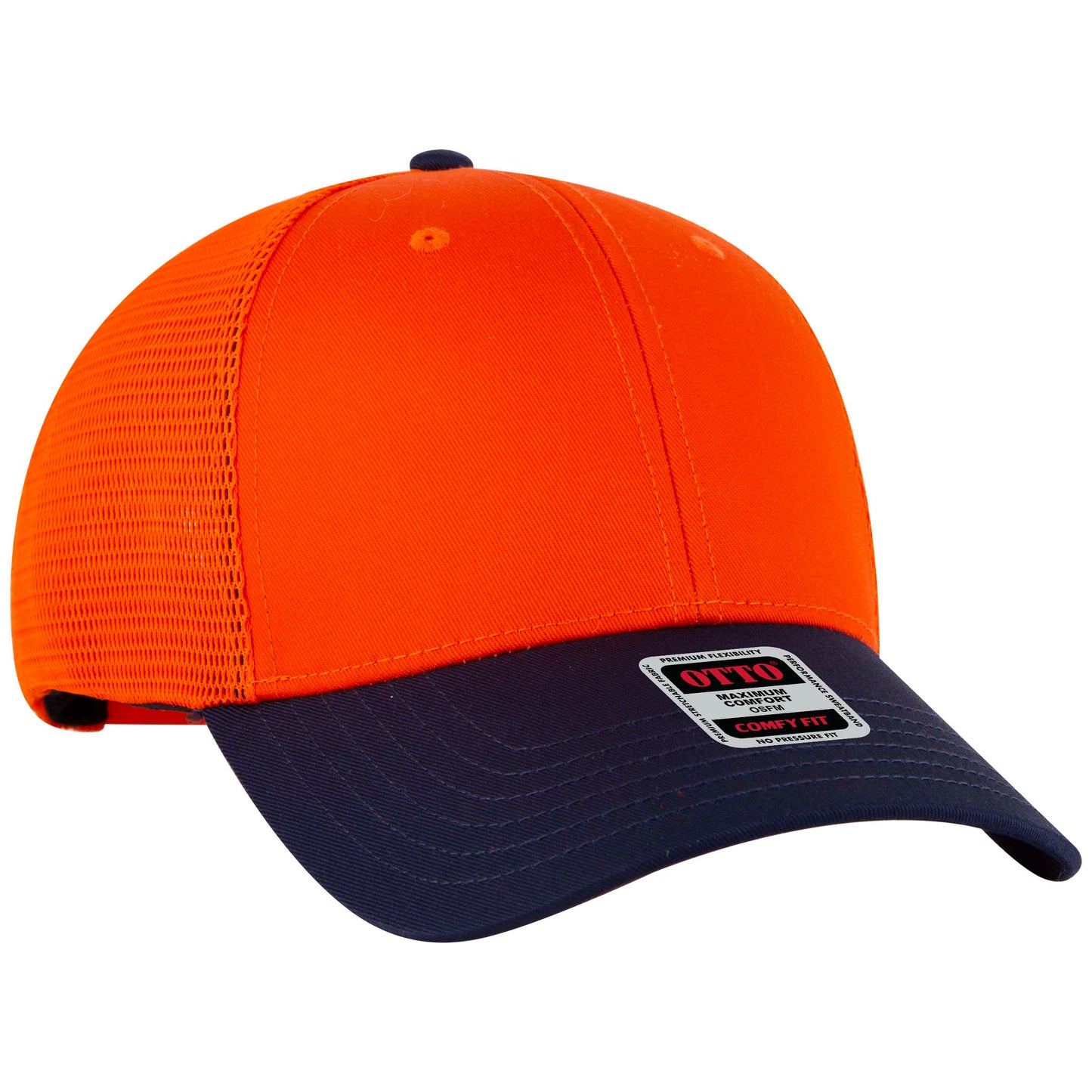 OTTO CAP "OTTO COMFY FIT" 6 Panel Low Profile Mesh Back Trucker Hat