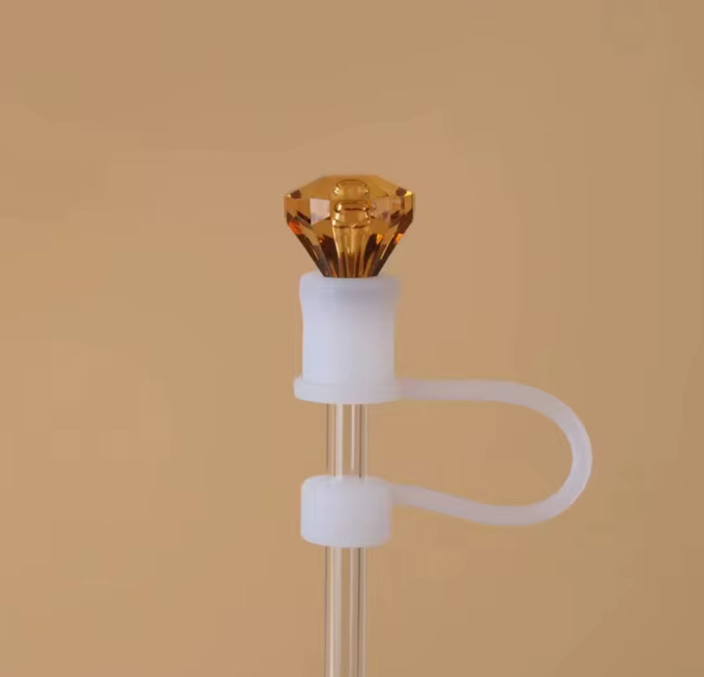 Diamond Shaped Straw Toppers