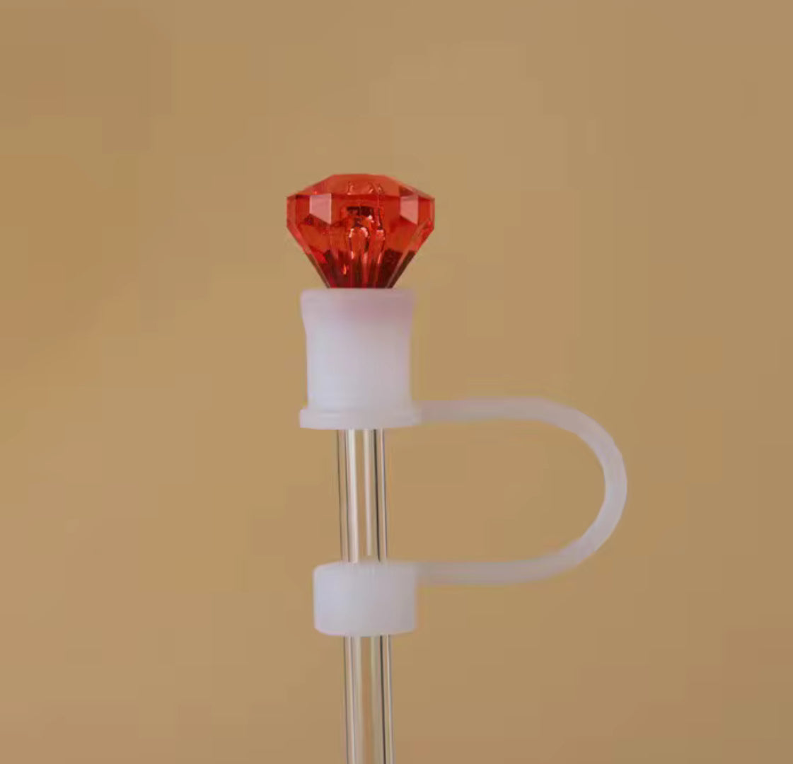 Diamond Shaped Straw Toppers