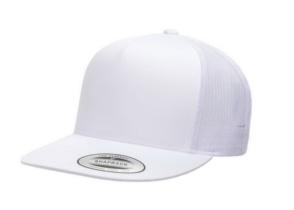 Yupoong Flat Bill Hat - Style 6006