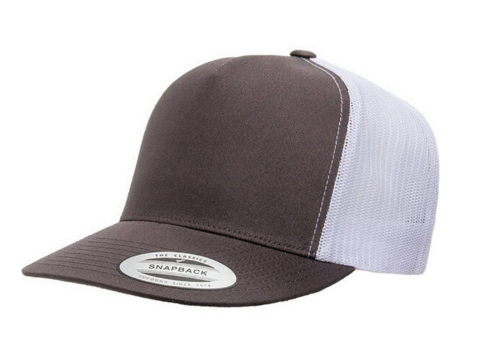 Yupoong Flat Bill Hat - Style 6006