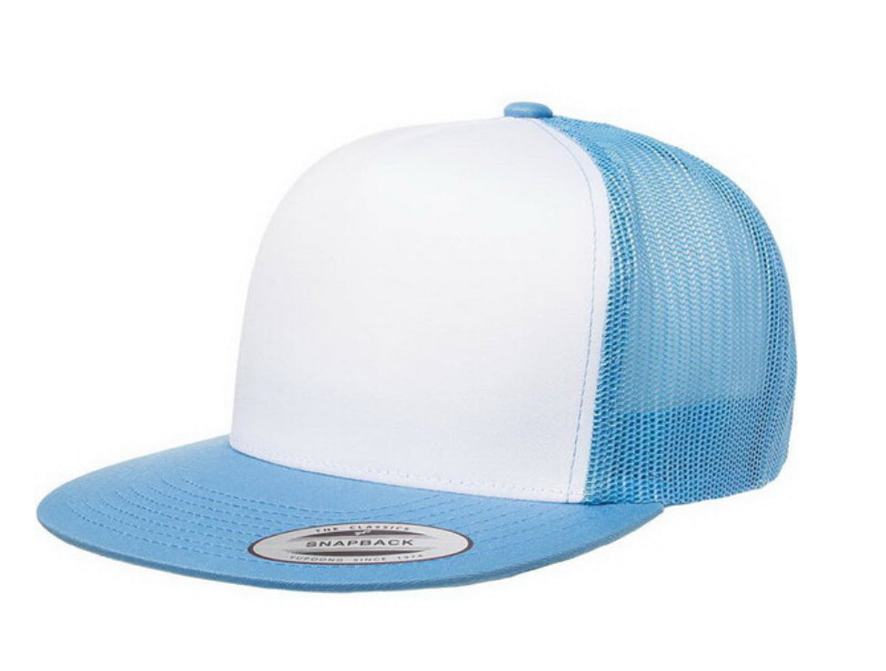 Yupoong Flat Bill Hat - Style 6006