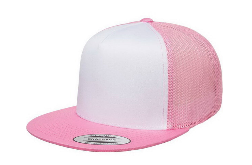 Yupoong Flat Bill Hat - Style 6006