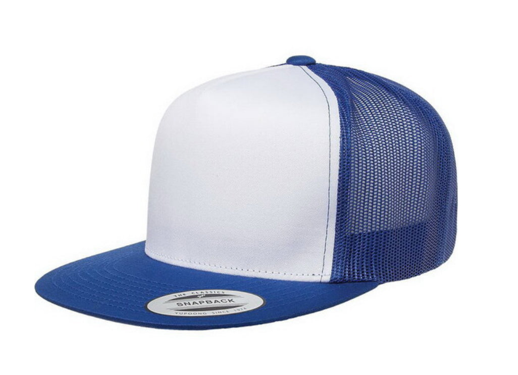Yupoong Flat Bill Hat - Style 6006