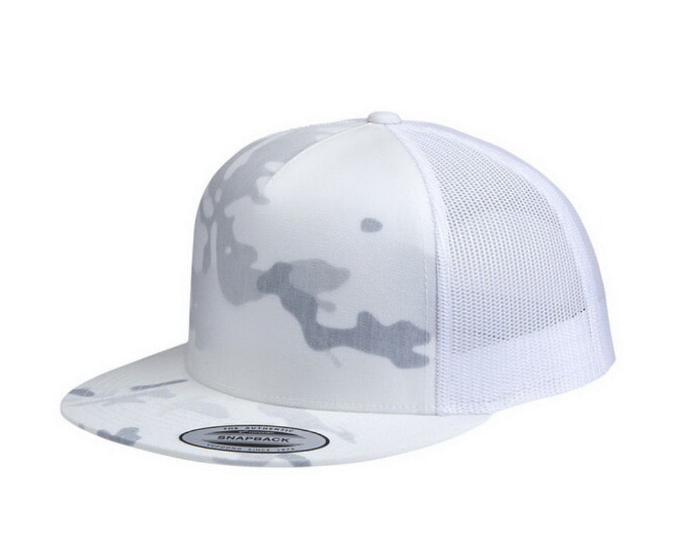 Yupoong Flat Bill Hat - Style 6006