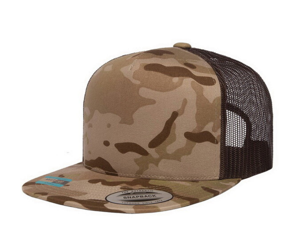Yupoong Flat Bill Hat - Style 6006