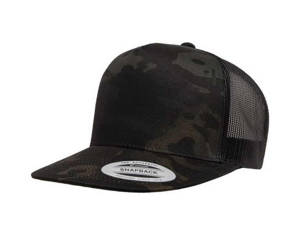 Yupoong Flat Bill Hat - Style 6006