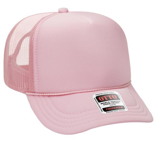 OTTO CAP 5 Panel High Crown Mesh Back Trucker Hat