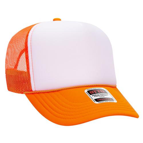 OTTO CAP 5 Panel High Crown Mesh Back Trucker Hat