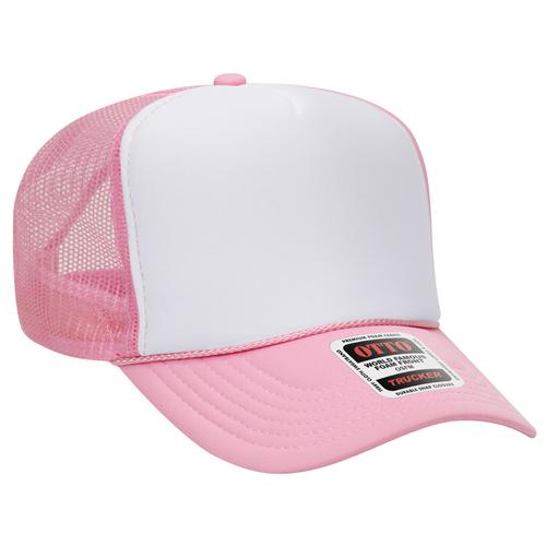 OTTO CAP 5 Panel High Crown Mesh Back Trucker Hat