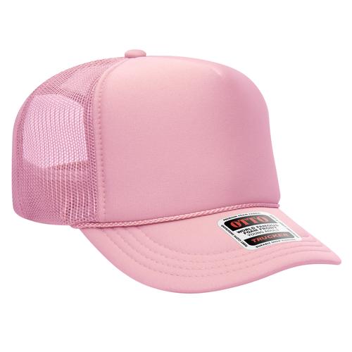 OTTO CAP 5 Panel High Crown Mesh Back Trucker Hat