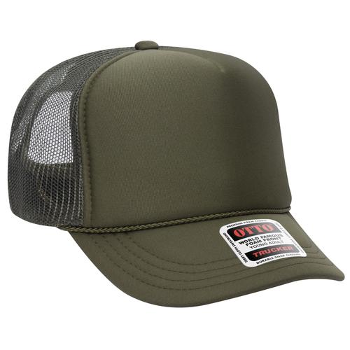 OTTO CAP 5 Panel High Crown Mesh Back Trucker Hat