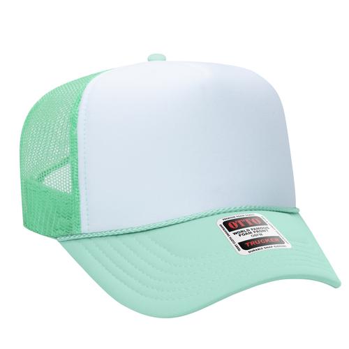 OTTO CAP 5 Panel High Crown Mesh Back Trucker Hat