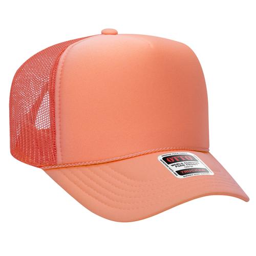 OTTO CAP 5 Panel High Crown Mesh Back Trucker Hat