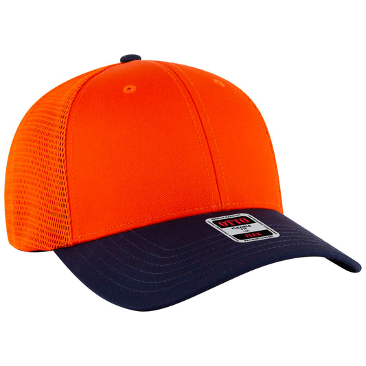 OTTO CAP "OTTO FLEX" 6 Panel Low Profile Mesh Back Trucker Hat