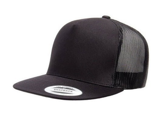 Yupoong Flat Bill Hat - Style 6006