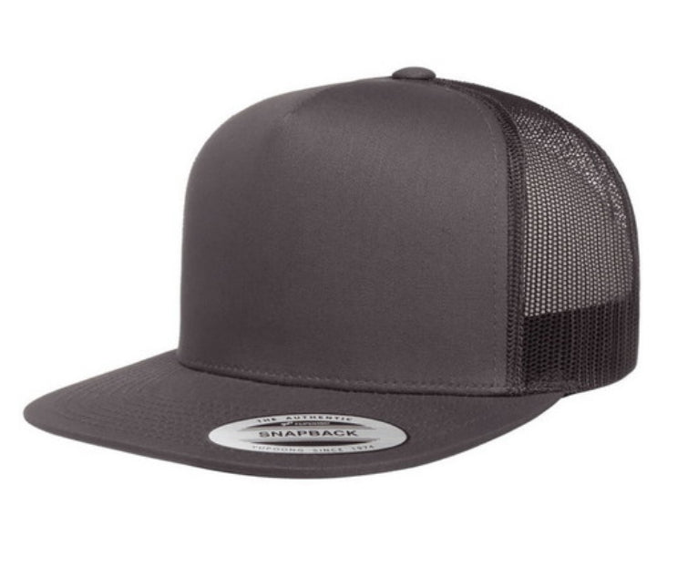 Yupoong Flat Bill Hat - Style 6006