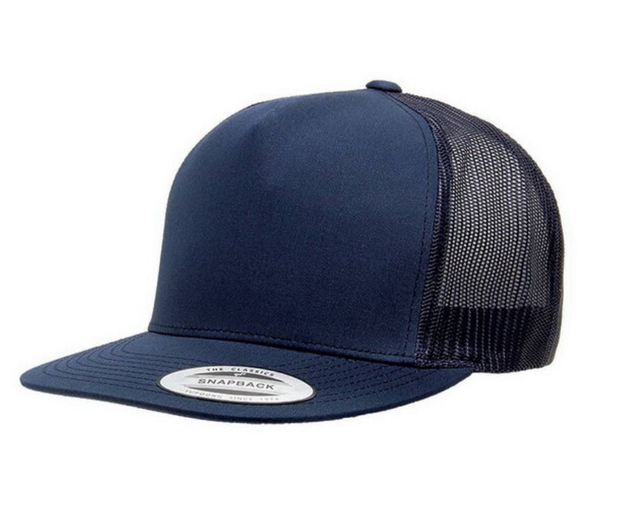 Yupoong Flat Bill Hat - Style 6006