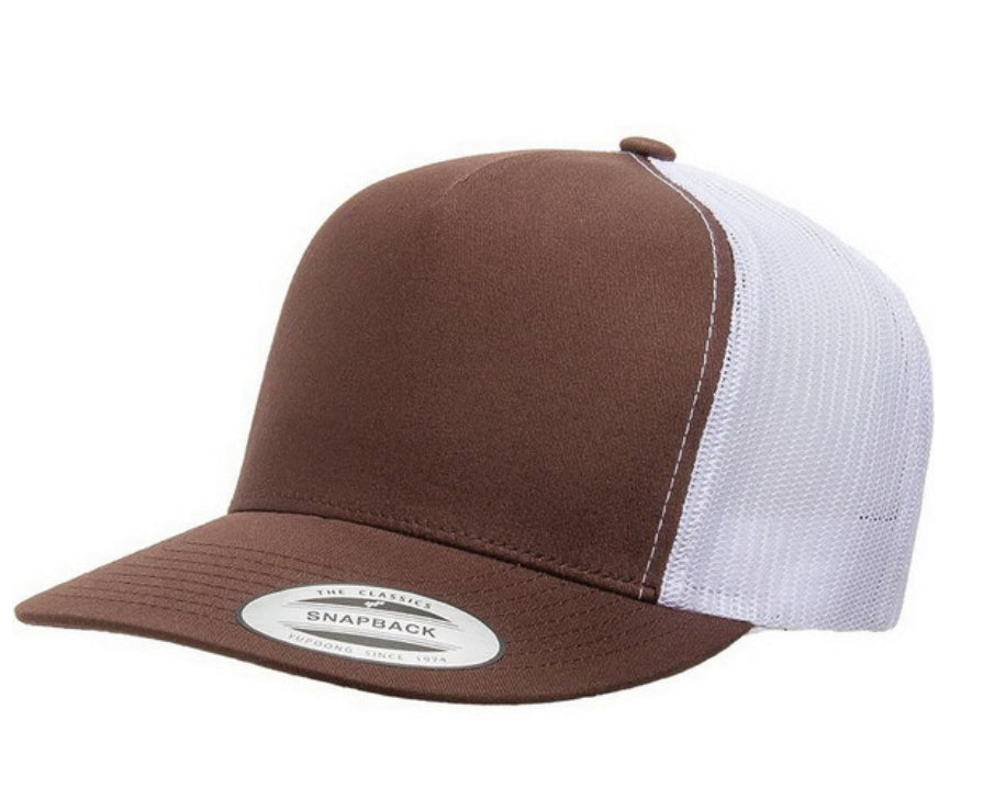 Yupoong Flat Bill Hat - Style 6006