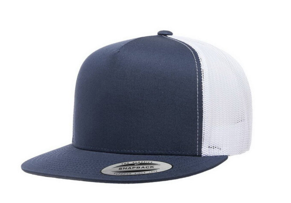 Yupoong Flat Bill Hat - Style 6006