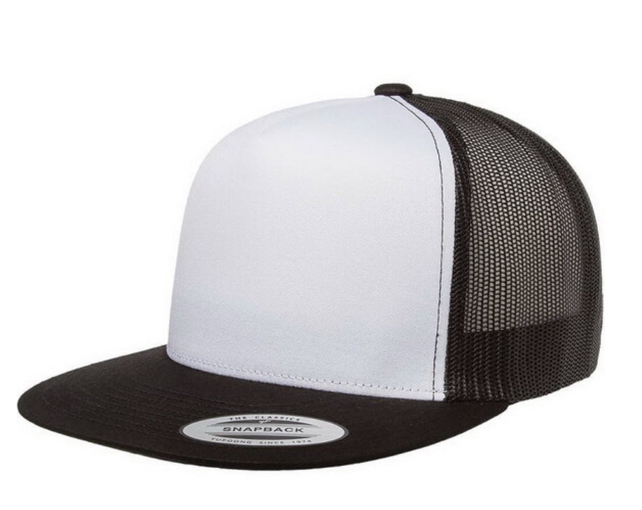 Yupoong Flat Bill Hat - Style 6006