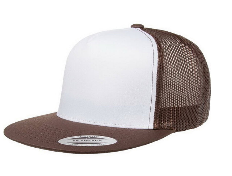 Yupoong Flat Bill Hat - Style 6006