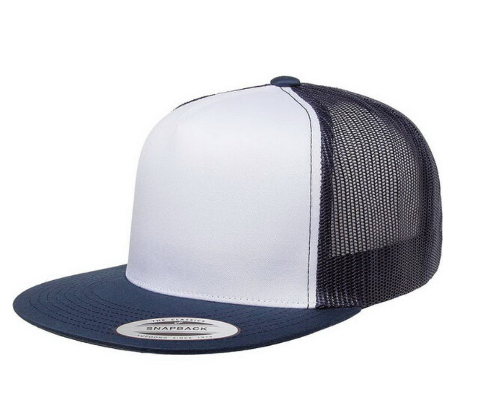 Yupoong Flat Bill Hat - Style 6006