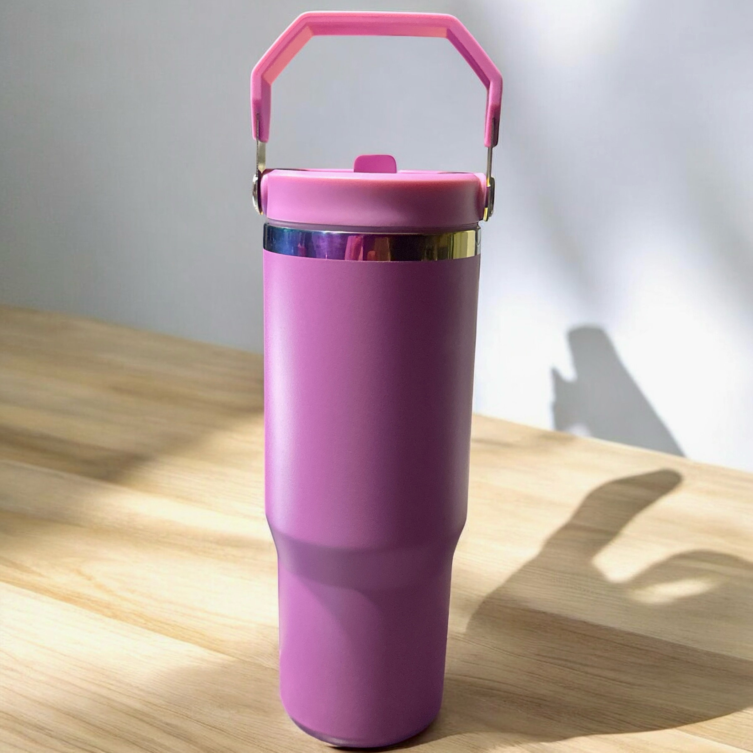 30oz Stainless Steel Tumblers - Rainbow Underlay