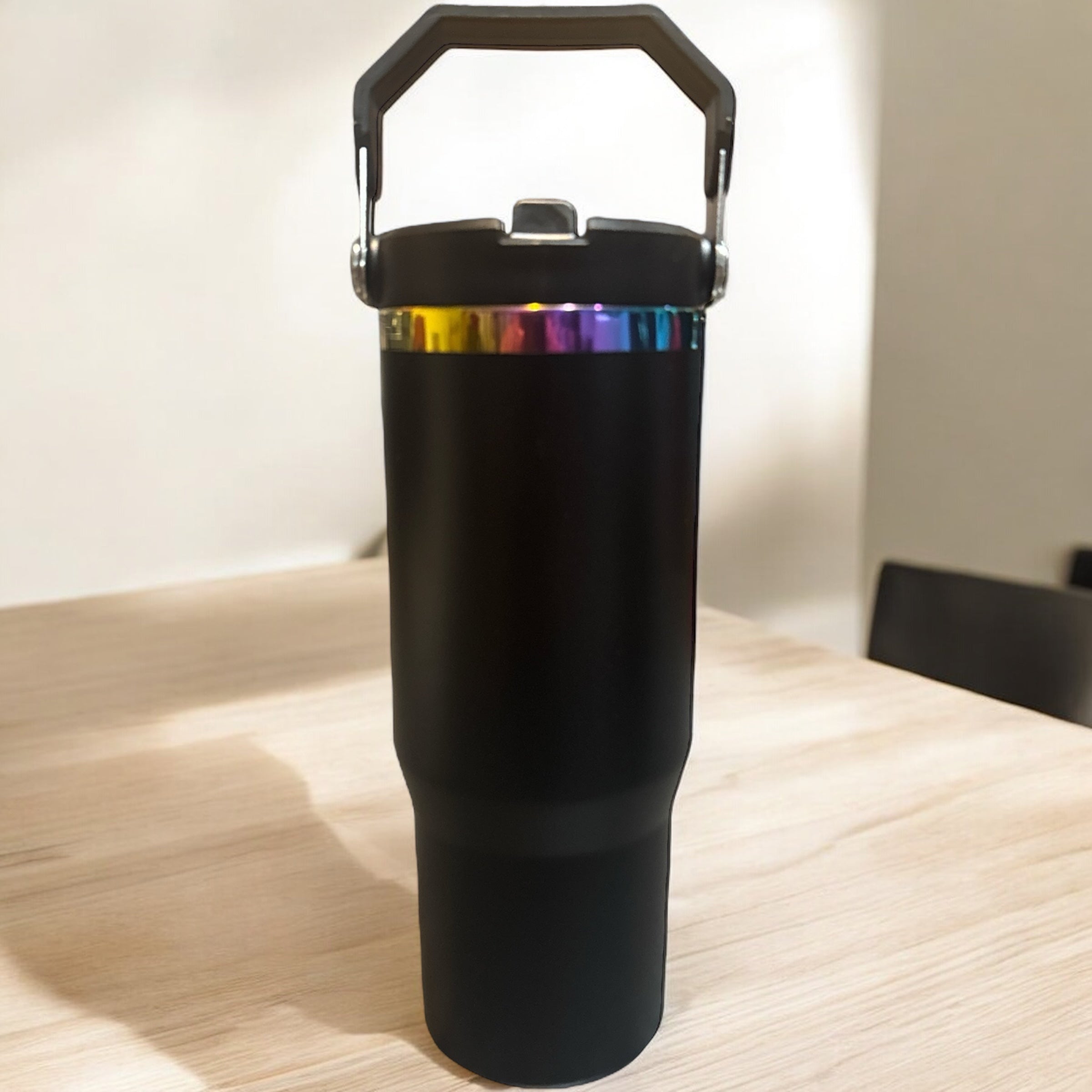 30oz Stainless Steel Tumblers - Rainbow Underlay