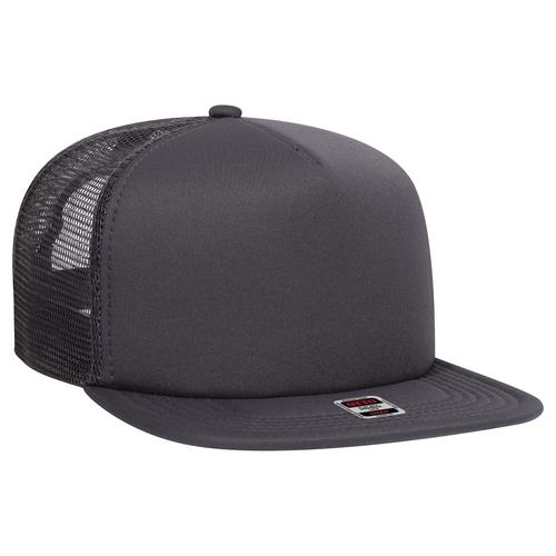 OTTO CAP "OTTO SNAP" 5 Panel Mid Profile Mesh Back Trucker Snapback Hat