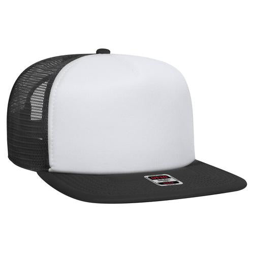OTTO CAP "OTTO SNAP" 5 Panel Mid Profile Mesh Back Trucker Snapback Hat