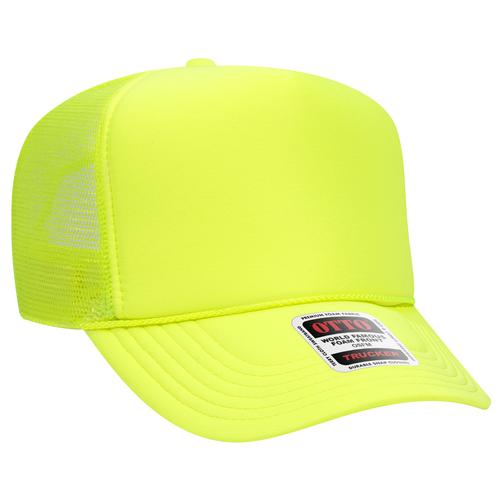 OTTO CAP 5 Panel High Crown Mesh Back Trucker Hat