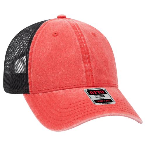 OTTO CAP "OTTO COMFY FIT" 6 Panel Low Profile Mesh Back Trucker Hat