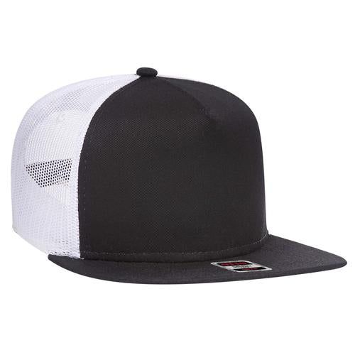 OTTO CAP "OTTO SNAP" 5 Panel Mid Profile Mesh Back Trucker Snapback Hat