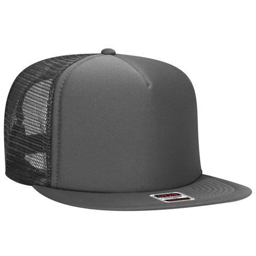 OTTO CAP "OTTO SNAP" 5 Panel High Crown Mesh Back Trucker Snapback Hat