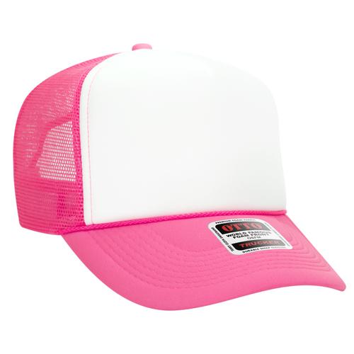 OTTO CAP 5 Panel High Crown Mesh Back Trucker Hat
