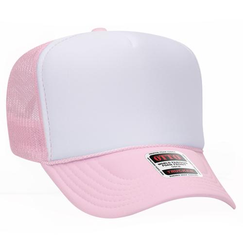 OTTO CAP 5 Panel High Crown Mesh Back Trucker Hat
