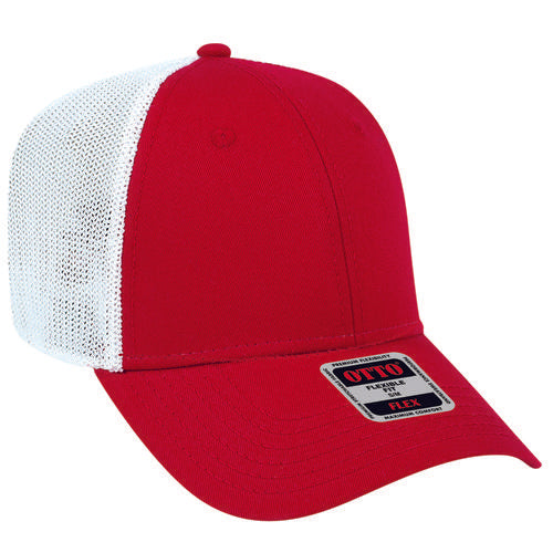 OTTO CAP "OTTO FLEX" 6 Panel Low Profile Mesh Back Trucker Hat