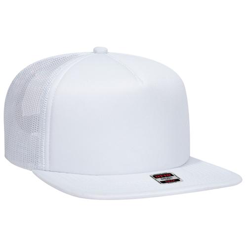 OTTO CAP "OTTO SNAP" 5 Panel Mid Profile Mesh Back Trucker Snapback Hat